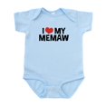 thumbnail image 1 of CafePress - I Love My Memaw Infant Bodysuit - Baby Light Bodysuit, Size Newborn - 24 Months, 1 of 4