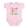 thumbnail image 1 of CafePress - I Love My Memaw Infant Bodysuit - Baby Light Bodysuit, Size Newborn - 24 Months, 1 of 4