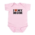 thumbnail image 1 of CafePress - I Love My Mom Infant Bodysuit - Baby Light Bodysuit, Size Newborn - 24 Months, 1 of 4
