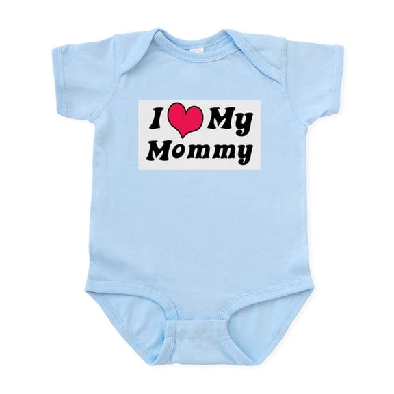 CafePress - I Love My Mommy Infant Bodysuit - Baby Light Bodysuit, Size Newborn - 24 Months