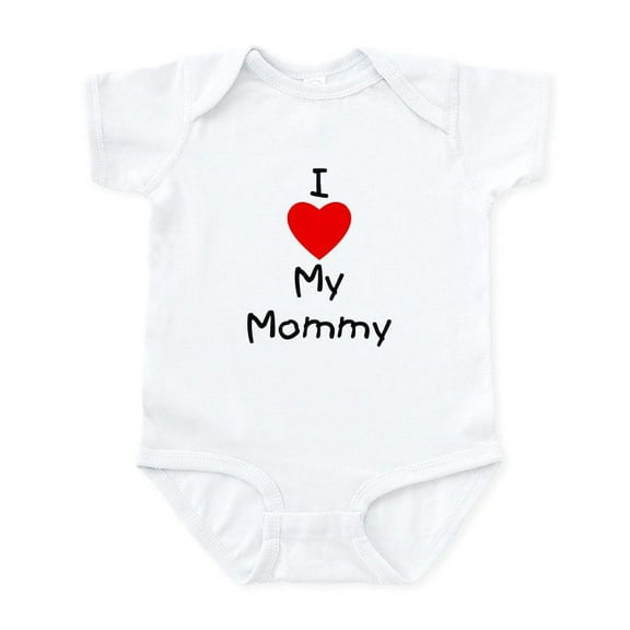CafePress - I Love My Mommy Infant Bodysuit - Baby Light Bodysuit, Size Newborn - 24 Months