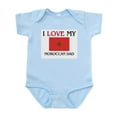 thumbnail image 1 of CafePress - I Love My Moroccan Dad Infant Bodysuit - Baby Light Bodysuit, Size Newborn - 24 Months, 1 of 4