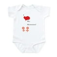 thumbnail image 1 of CafePress - I Love My Mummies! Infant Bodysuit - Baby Light Bodysuit, Size Newborn - 24 Months, 1 of 4