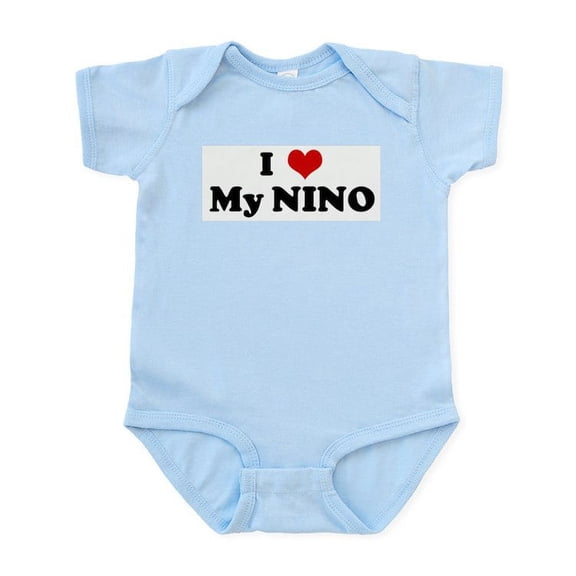 CafePress - I Love My NINO Infant Bodysuit - Baby Light Bodysuit, Size Newborn - 24 Months