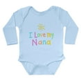thumbnail image 1 of CafePress - I Love My Nana Body Suit - Long Sleeve Cotton Baby Bodysuit, 1 of 4