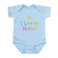 thumbnail image 1 of CafePress - I Love My Nana Infant Bodysuit - Baby Light Bodysuit, Size Newborn - 24 Months, 1 of 4