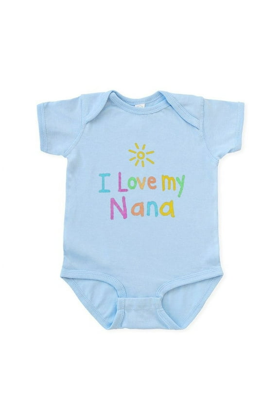 - I Love My Nana Infant Bodysuit - Baby Light Bodysuit, Size Newborn - 24 Months