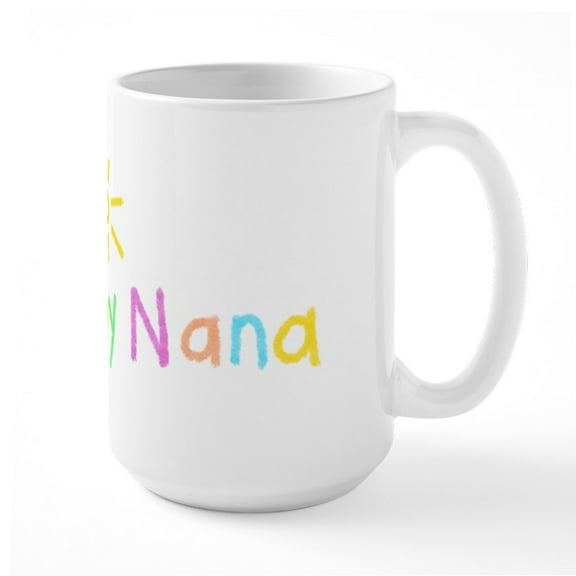 CafePress - I Love My Nana Large Mug - 15 oz Ceramic Large White Novelty Mug