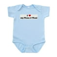 thumbnail image 1 of CafePress - I Love My Nana & Nani Infant Bodysuit - Baby Light Bodysuit, Size Newborn - 24 Months, 1 of 4