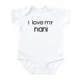 thumbnail image 1 of CafePress - I Love My Nani Infant Bodysuit - Baby Light Bodysuit, Size Newborn - 24 Months, 1 of 4