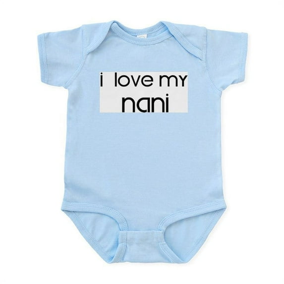 CafePress - I Love My Nani Infant Bodysuit - Baby Light Bodysuit, Size Newborn - 24 Months
