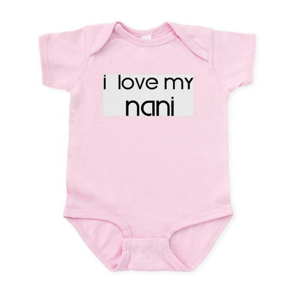 CafePress - I Love My Nani Infant Bodysuit - Baby Light Bodysuit, Size Newborn - 24 Months