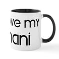 thumbnail image 1 of CafePress - I Love My Nani Mug - 11 oz Ceramic Mug - Novelty Coffee Tea Cup, 1 of 6
