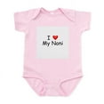 thumbnail image 1 of CafePress - I Love My Noni Infant Bodysuit - Baby Light Bodysuit, Size Newborn - 24 Months, 1 of 4