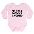 thumbnail image 1 of CafePress - I Love My Nonna And No Long Sleeve Infant Bodysuit - Long Sleeve Cotton Baby Bodysuit, 1 of 4