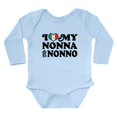 thumbnail image 1 of CafePress - I Love My Nonna And No Long Sleeve Infant Bodysuit - Long Sleeve Cotton Baby Bodysuit, 1 of 4