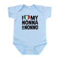 thumbnail image 1 of CafePress - I Love My Nonna And Nonno Infant Bodysuit - Baby Light Bodysuit, Size Newborn - 24 Months, 1 of 4