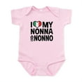 thumbnail image 1 of CafePress - I Love My Nonna And Nonno Infant Bodysuit - Baby Light Bodysuit, Size Newborn - 24 Months, 1 of 4