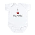 thumbnail image 1 of CafePress - I Love My Nonna Infant Bodysuit - Baby Light Bodysuit, Size Newborn - 24 Months, 1 of 4