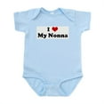 thumbnail image 1 of CafePress - I Love My Nonna Infant Bodysuit - Baby Light Bodysuit, Size Newborn - 24 Months, 1 of 4