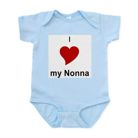 CafePress - I Love My Nonna Infant Bodysuit - Baby Light Bodysuit, Size Newborn - 24 Months
