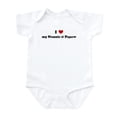 thumbnail image 1 of CafePress - I Love My Nonnie & Papaw Infant Bodysuit - Baby Light Bodysuit, Size Newborn - 24 Months, 1 of 4