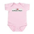thumbnail image 1 of CafePress - I Love My Nonnie & Papaw Infant Bodysuit - Baby Light Bodysuit, Size Newborn - 24 Months, 1 of 4