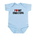 thumbnail image 1 of CafePress - I Love My Oma And Opa Infant Bodysuit - Baby Light Bodysuit, Size Newborn - 24 Months, 1 of 4