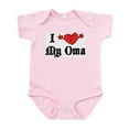 thumbnail image 1 of CafePress - I Love My Oma Infant Bodysuit - Baby Light Bodysuit, Size Newborn - 24 Months, 1 of 4