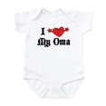 thumbnail image 1 of CafePress - I Love My Oma Infant Bodysuit - Baby Light Bodysuit, Size Newborn - 24 Months, 1 of 4
