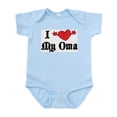 thumbnail image 1 of CafePress - I Love My Oma Infant Bodysuit - Baby Light Bodysuit, Size Newborn - 24 Months, 1 of 4