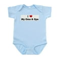 thumbnail image 1 of CafePress - I Love My Oma & Opa Infant Bodysuit - Baby Light Bodysuit, Size Newborn - 24 Months, 1 of 4