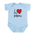 thumbnail image 1 of CafePress - I Love My Papou - Baby Light Bodysuit, Size Newborn - 24 Months, 1 of 4
