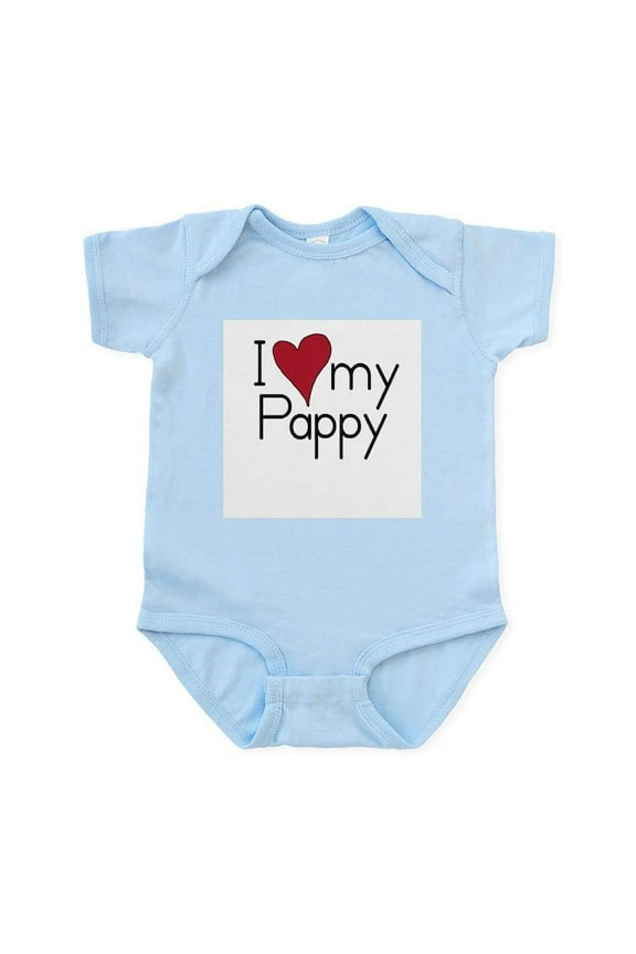 - I Love My Pappy Infant Creeper - Baby Light Bodysuit, Size Newborn - 24 Months