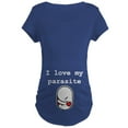 thumbnail image 1 of CafePress - I Love My Parasite Maternity Dark T Shirt - Maternity Dark T-Shirt, 1 of 3