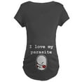 thumbnail image 1 of CafePress - I Love My Parasite Maternity Dark T Shirt - Maternity Dark T-Shirt, 1 of 3