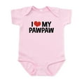 thumbnail image 1 of CafePress - I Love My Pawpaw Infant Bodysuit - Baby Light Bodysuit, Size Newborn - 24 Months, 1 of 4