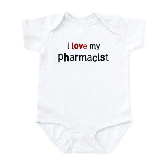 CafePress - I Love My Pharmacist Infant Bodysuit - Baby Light Bodysuit, Size Newborn - 24 Months