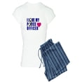 thumbnail image 1 of CafePress - I Love My Police Officer Pajamas - Women's Light Pajamas, 1 of 1