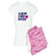 thumbnail image 1 of CafePress - I Love My Police Officer Pajamas - Women's Light Pajamas, 1 of 1