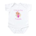 thumbnail image 1 of CafePress - I Love My Poppie (Girl Bfly) Infant Bodysuit - Baby Light Bodysuit, Size Newborn - 24 Months, 1 of 4
