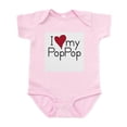thumbnail image 1 of CafePress - I Love My Poppop Infant Creeper - Baby Light Bodysuit, Size Newborn - 24 Months, 1 of 4