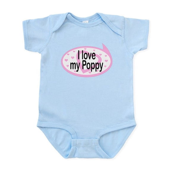 CafePress - I Love My Poppy Baby/Toddler Onesie - Baby Light Bodysuit
