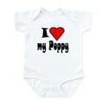 thumbnail image 1 of CafePress - I Love My Poppy Infant Creeper - Baby Light Bodysuit, Size Newborn - 24 Months, 1 of 4