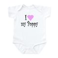thumbnail image 1 of CafePress - I Love My Poppy Infant Creeper - Baby Light Bodysuit, Size Newborn - 24 Months, 1 of 4