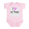 thumbnail image 1 of CafePress - I Love My Poppy Infant Creeper - Baby Light Bodysuit, Size Newborn - 24 Months, 1 of 4