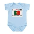 thumbnail image 1 of CafePress - I Love My Portuguese Dad Infant Bodysuit - Baby Light Bodysuit, Size Newborn - 24 Months, 1 of 4