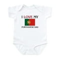 thumbnail image 1 of CafePress - I Love My Portuguese Dad Infant Bodysuit - Baby Light Bodysuit, Size Newborn - 24 Months, 1 of 4