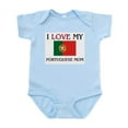 thumbnail image 1 of CafePress - I Love My Portuguese Mom Infant Bodysuit - Baby Light Bodysuit, Size Newborn - 24 Months, 1 of 4