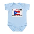 thumbnail image 1 of CafePress - I Love My Puerto Rican Dad Infant Bodysuit - Baby Light Bodysuit, Size Newborn - 24 Months, 1 of 4